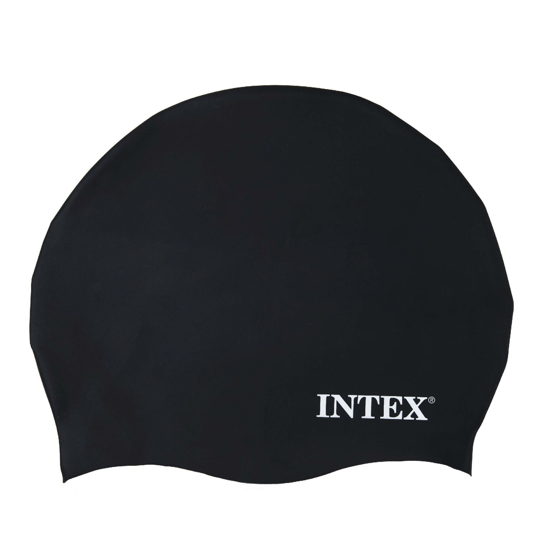 Intex silicone swim cap zwart