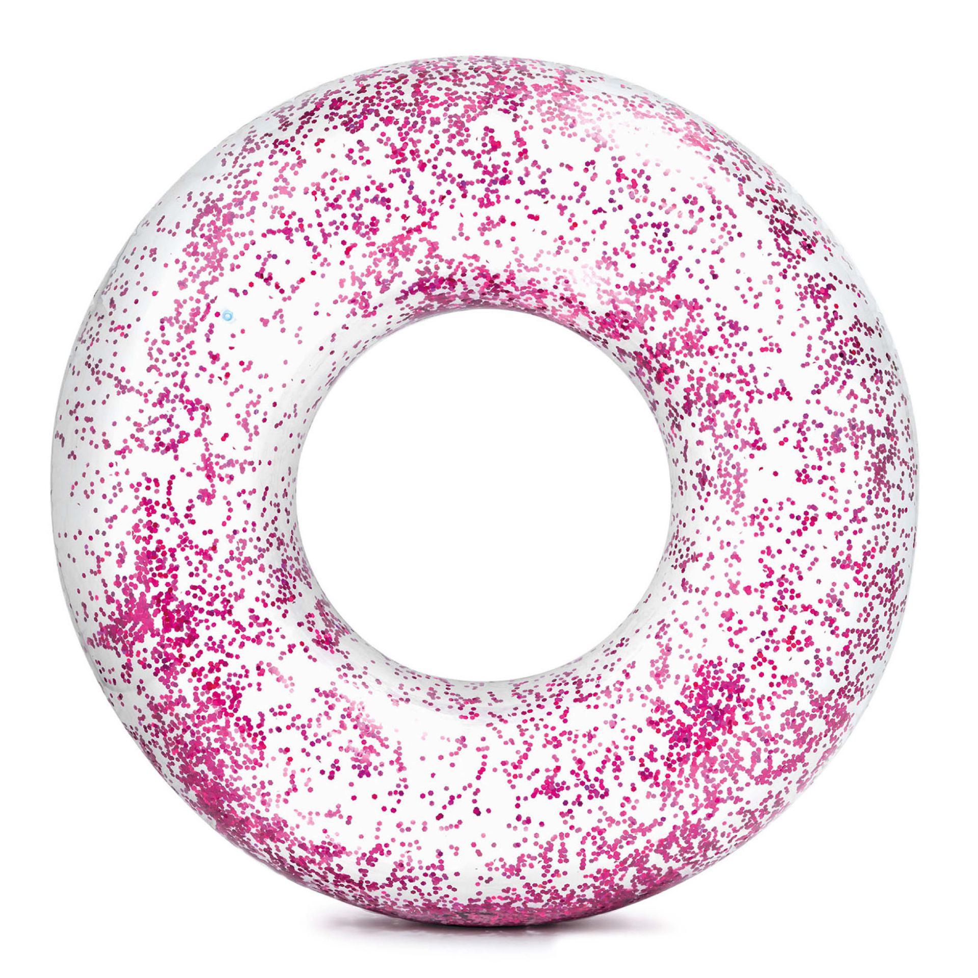 Intex sparkling glitter tube Roze