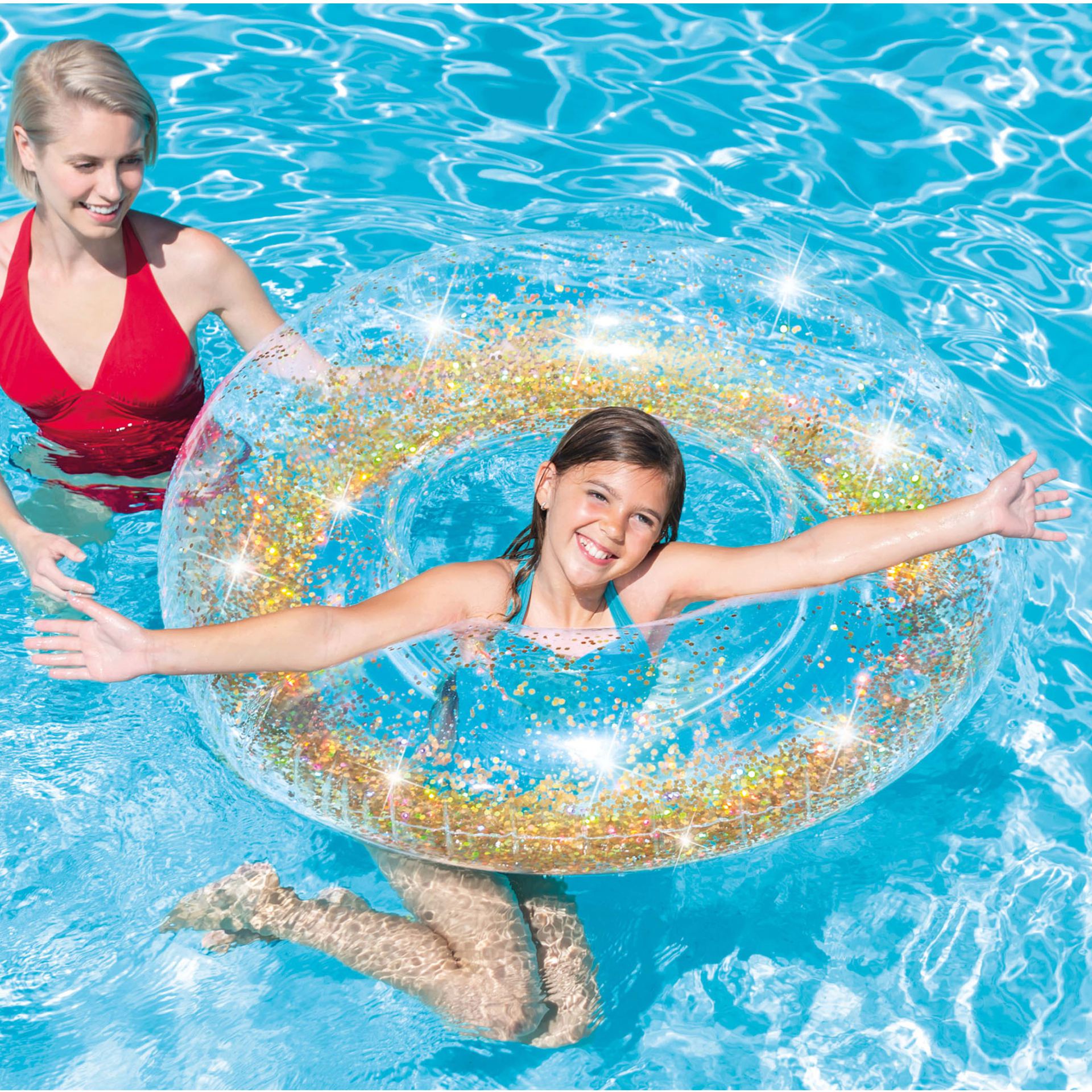 Intex sparkling glitter tube Goud kopen