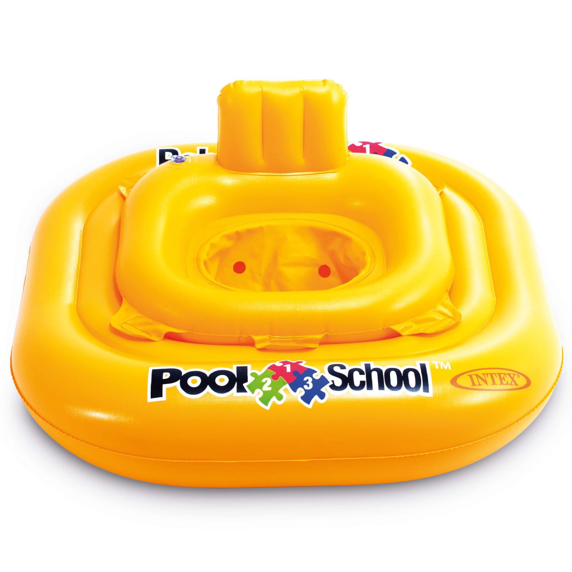 Intex pool school baby float geel