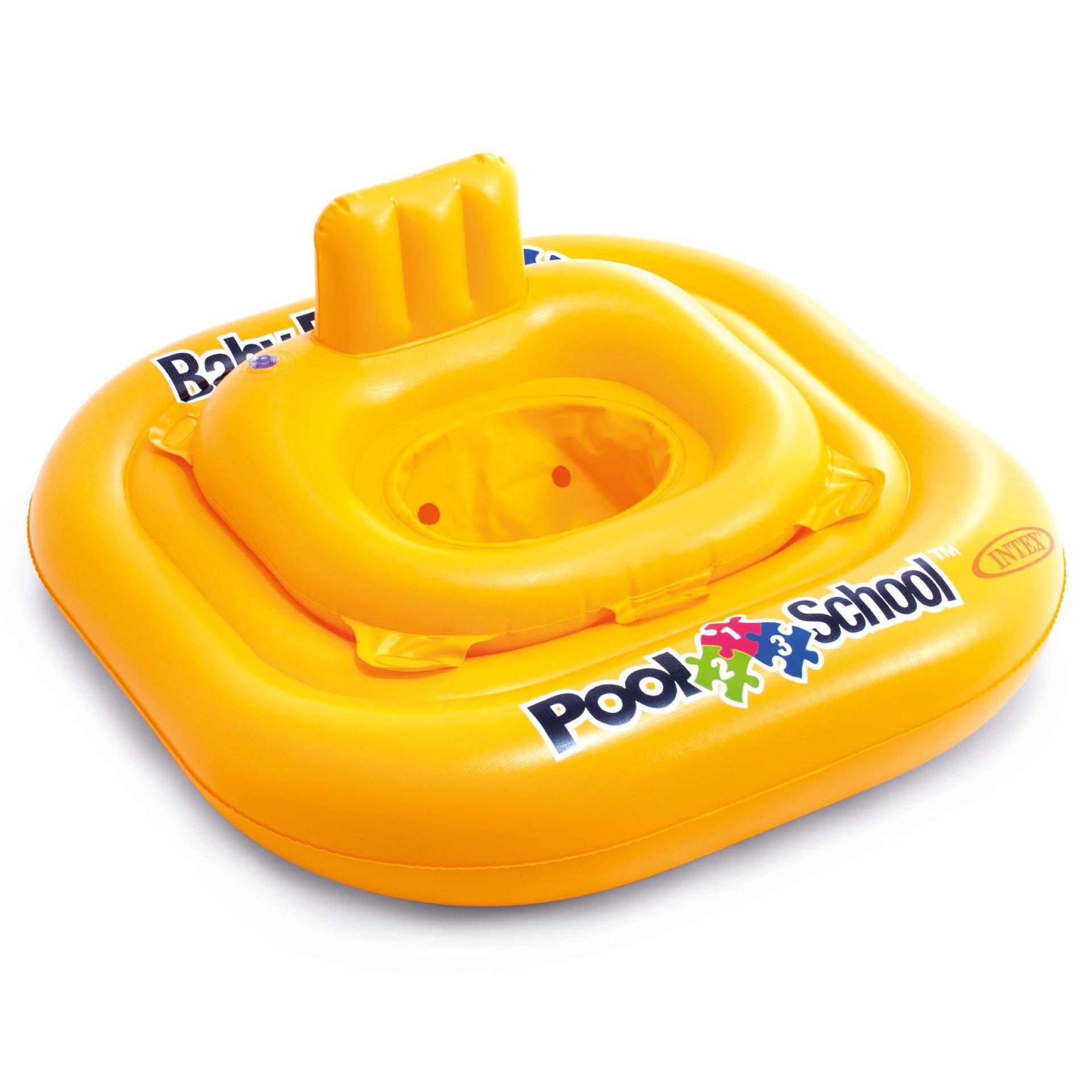 Intex pool school baby float geel kopen