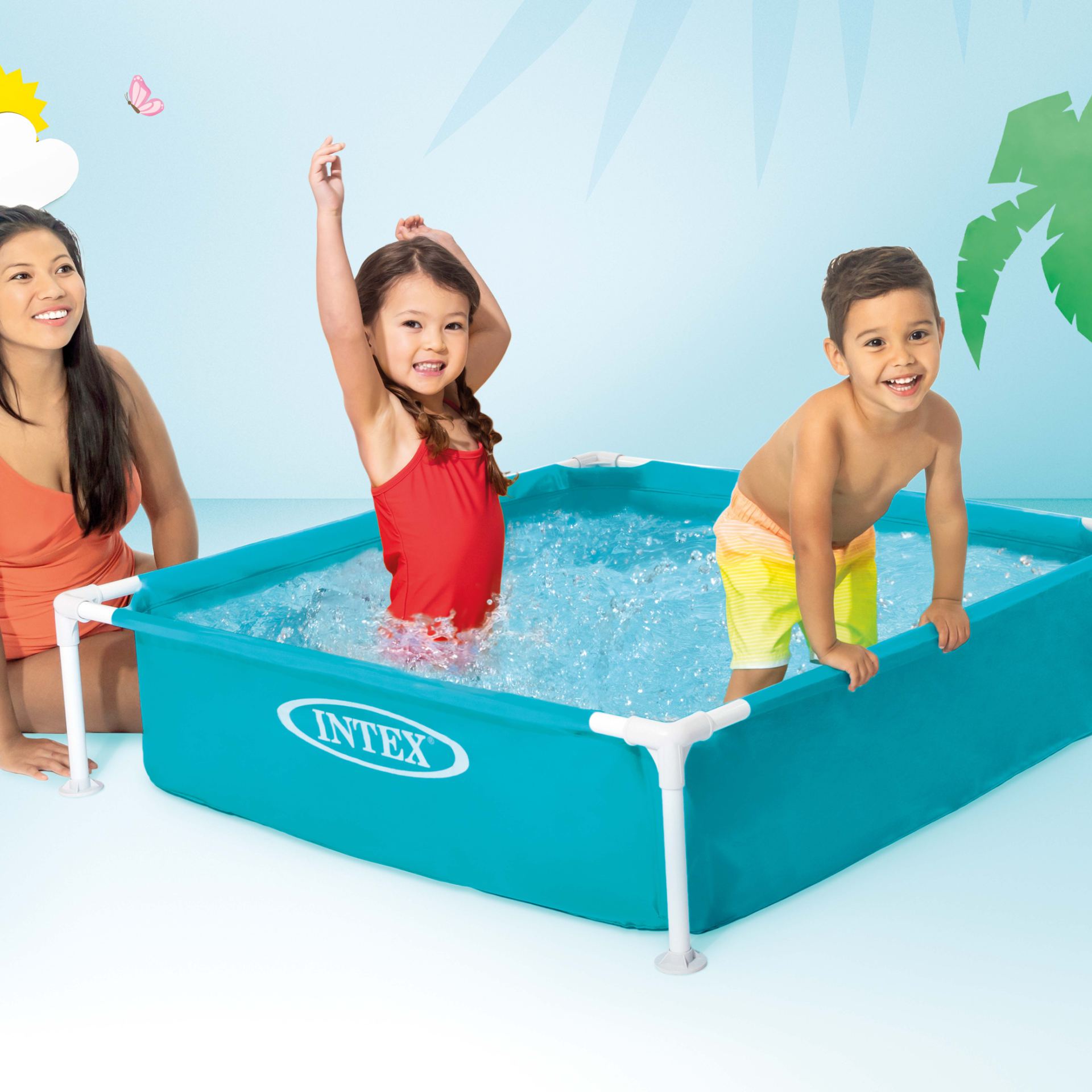 Intex mini frame pool - Blauw bestellen