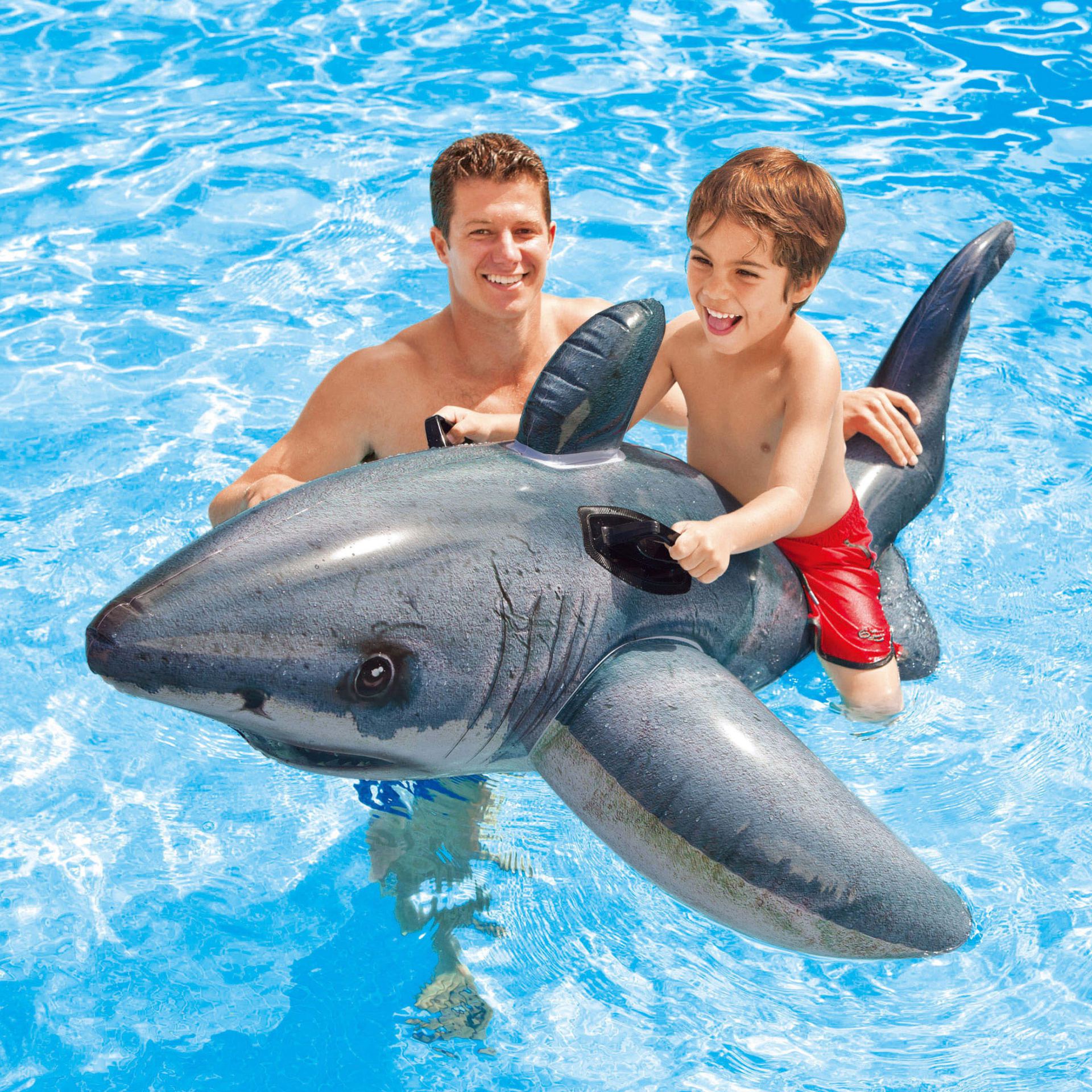 Intex great white shark ride-on kopen
