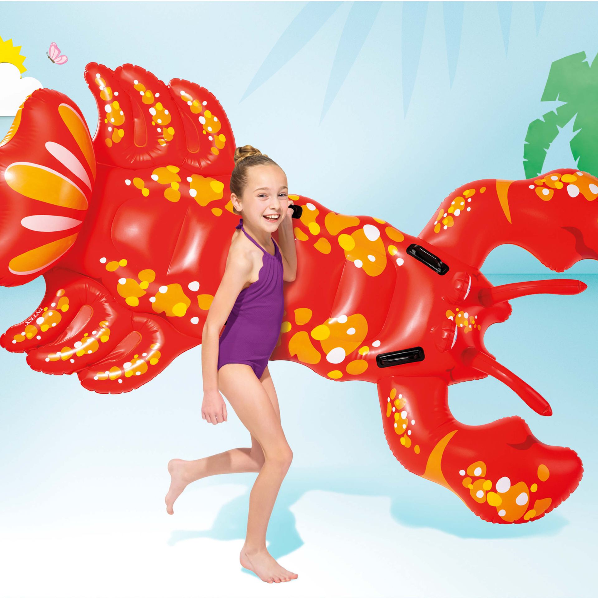 Intex giant lobster ride-on bestellen