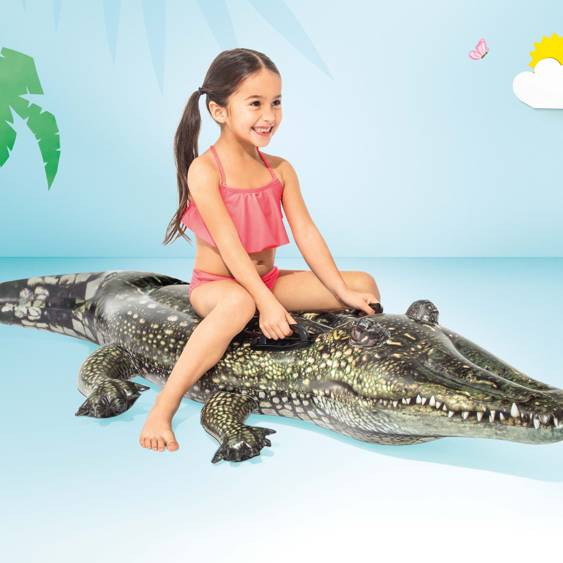 Intex realistic gator ride-on bestellen