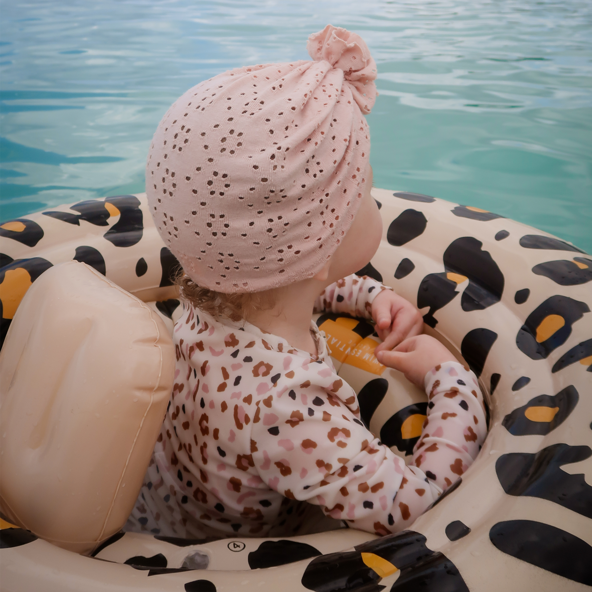 swimessentialsbabyfloat luipaard beigegoedkoop
