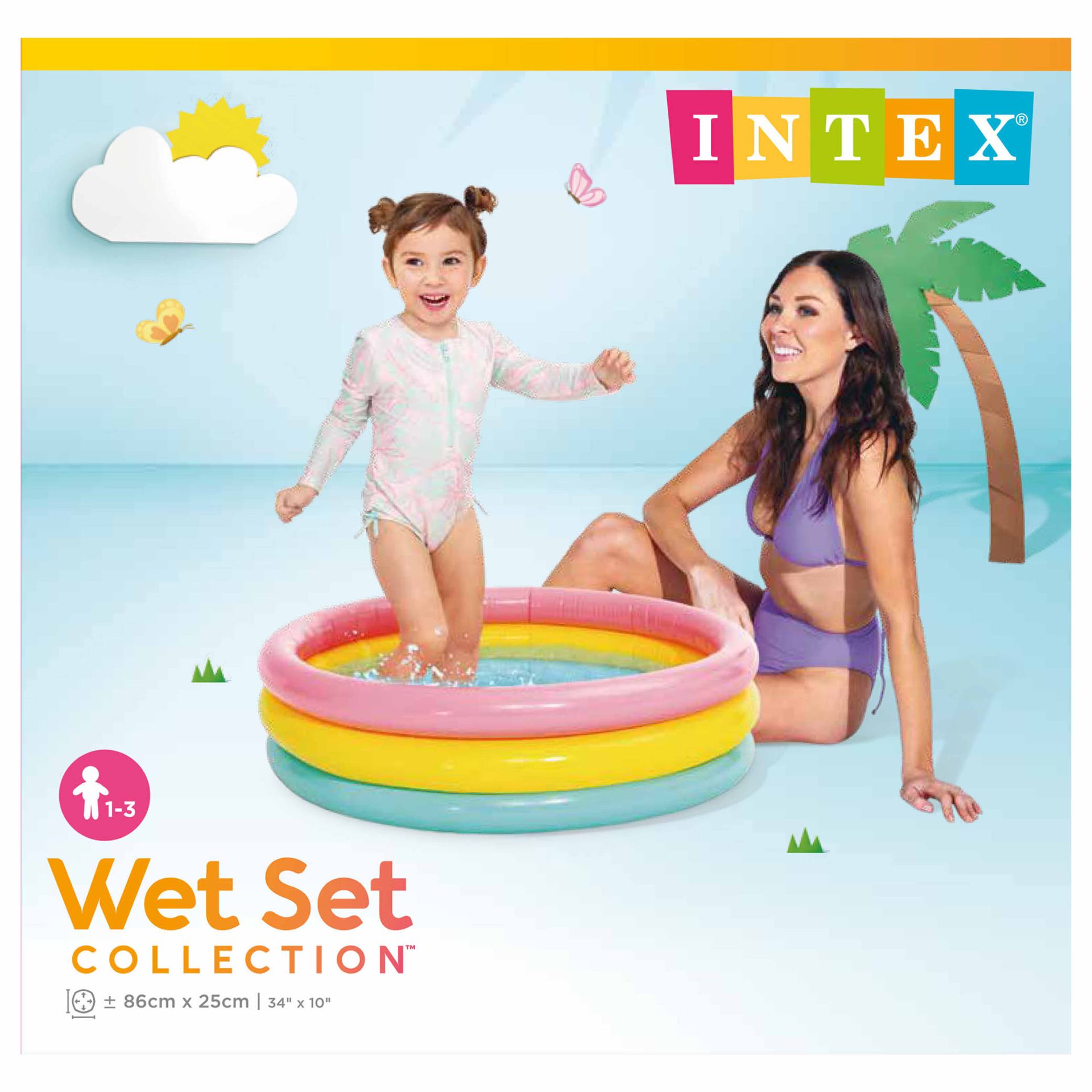 Intex sunset glow pool - 86cm x 25cm kopen