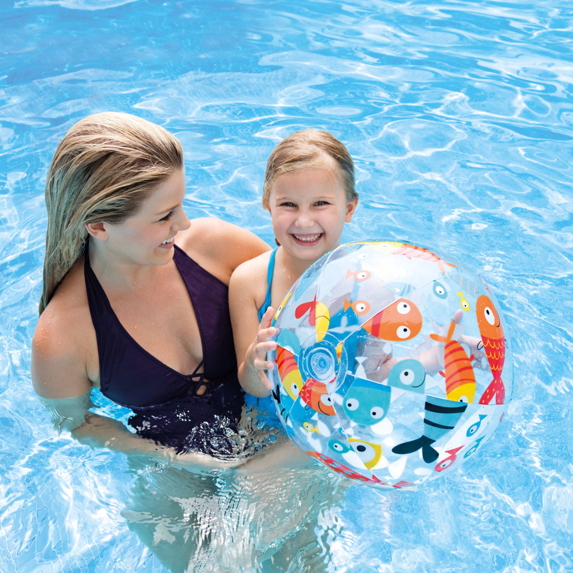 lively print strandbal intex