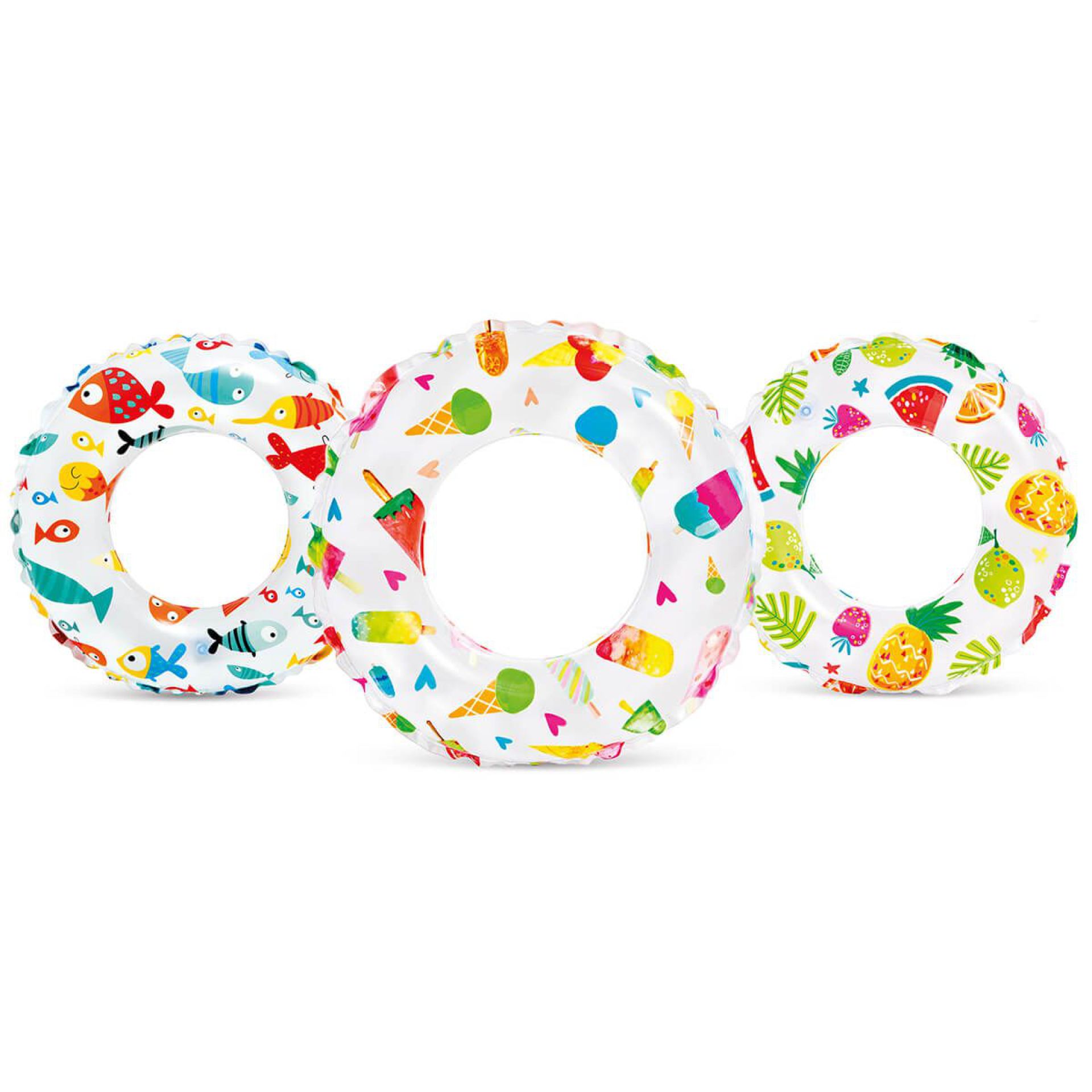 Intex lively print swim rings 61cm