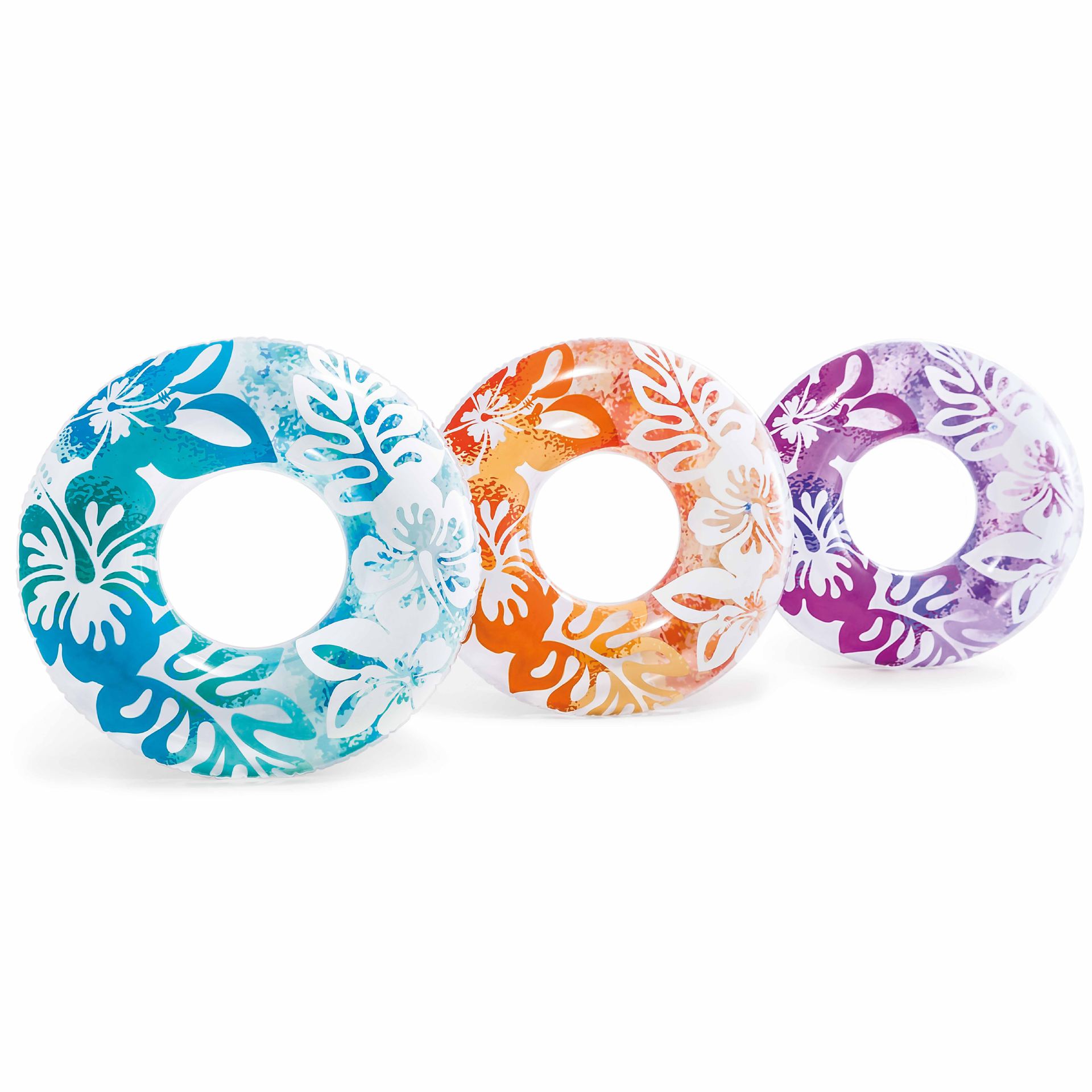 Intex clear color tubes