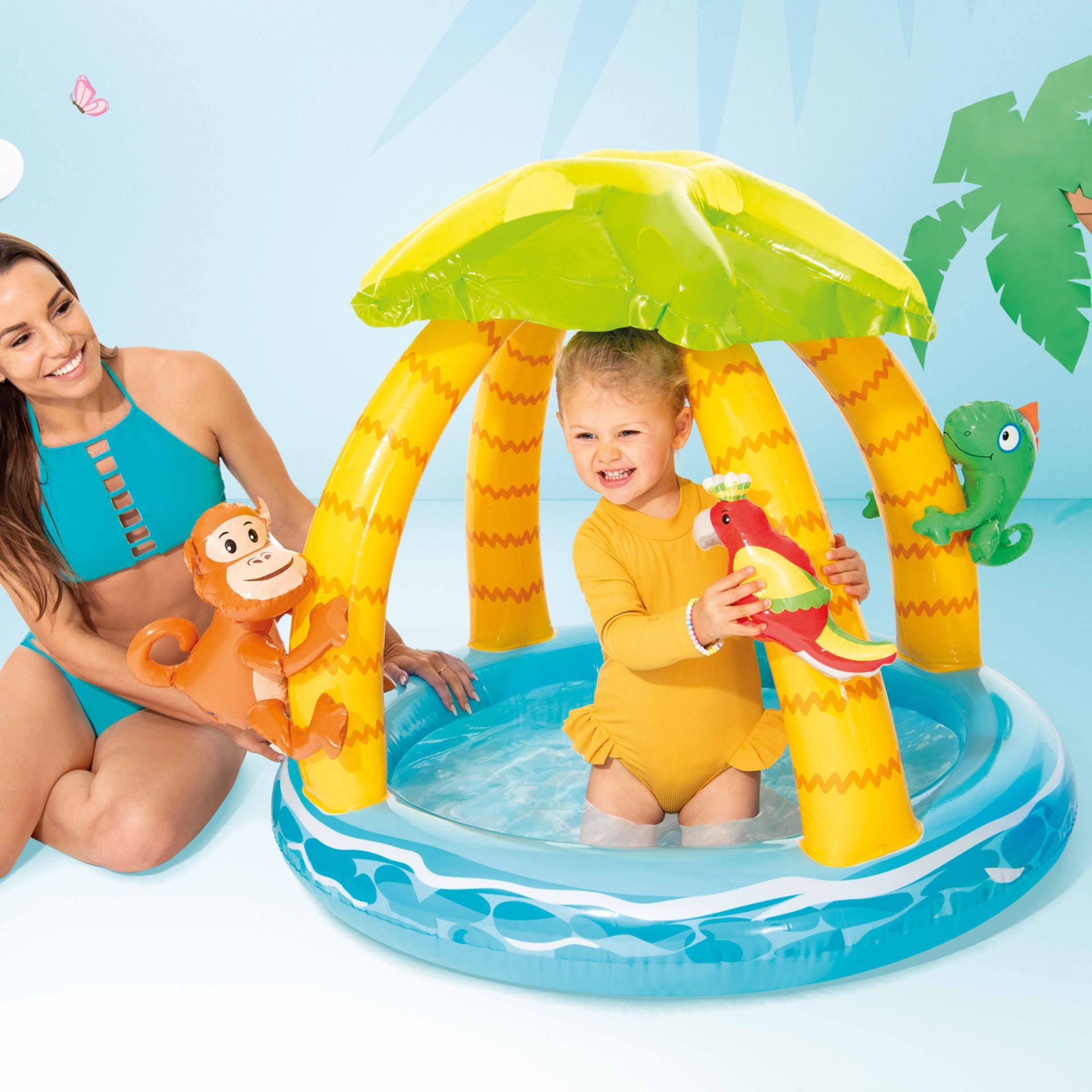 Intex tropical island baby pool kopen