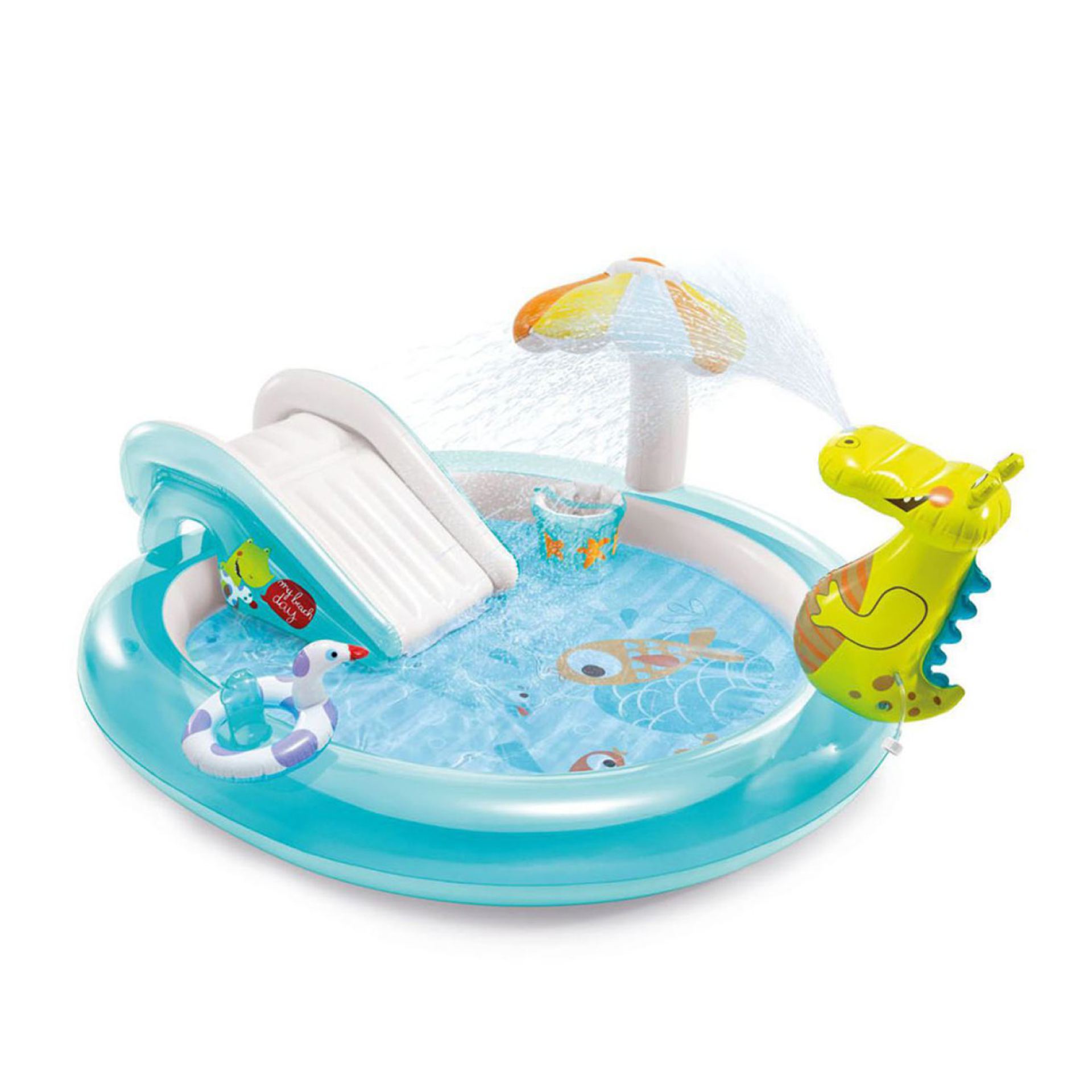 Intex krokodil play center 201x170x84