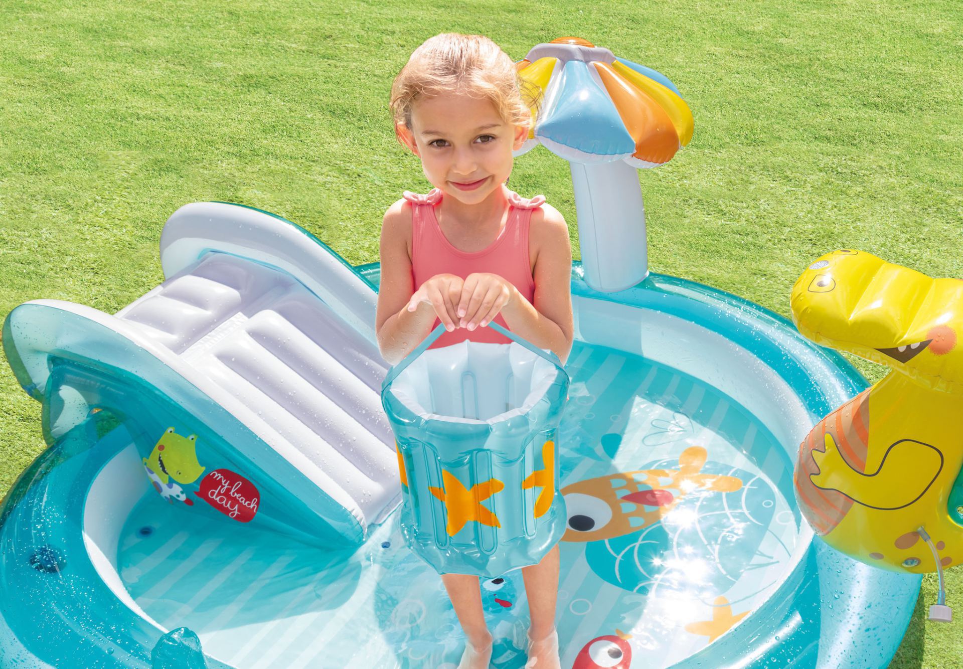 Intex krokodil play center 201x170x84 goedkoop