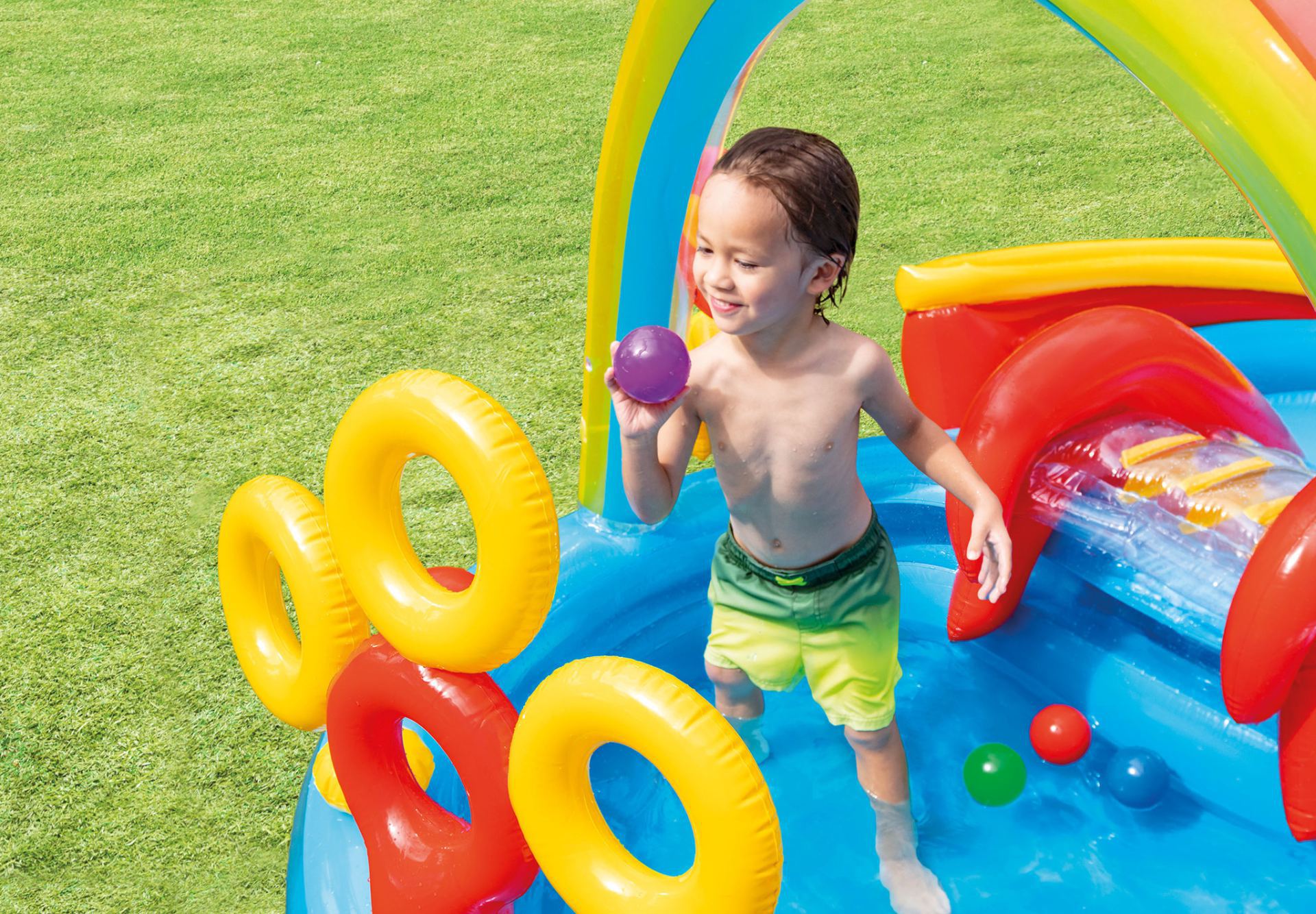 Intex rainbow dream play center online