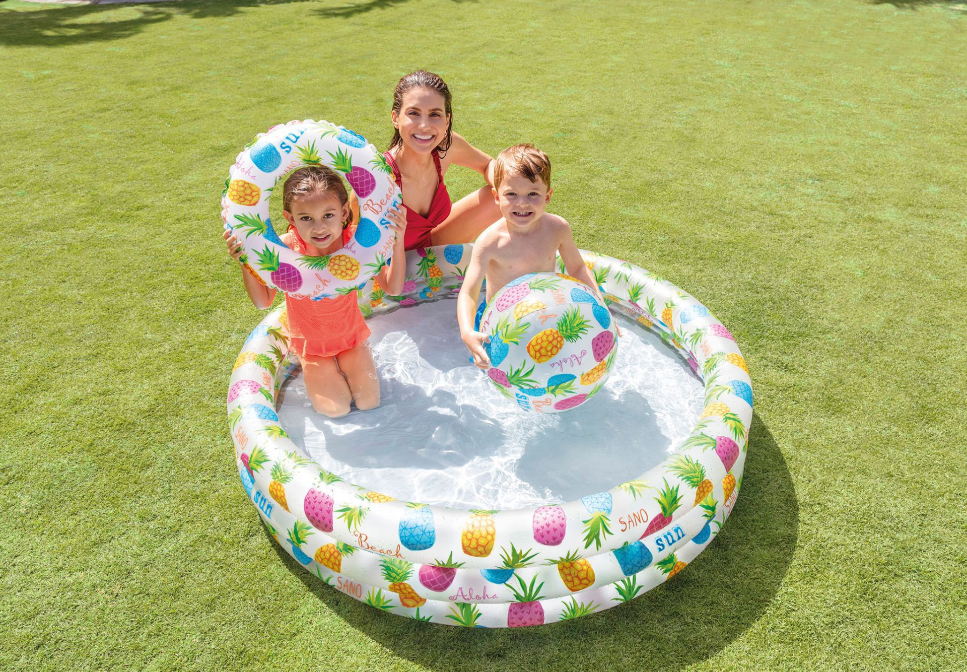 Intex ananas zwembad set 132x28cm kopen