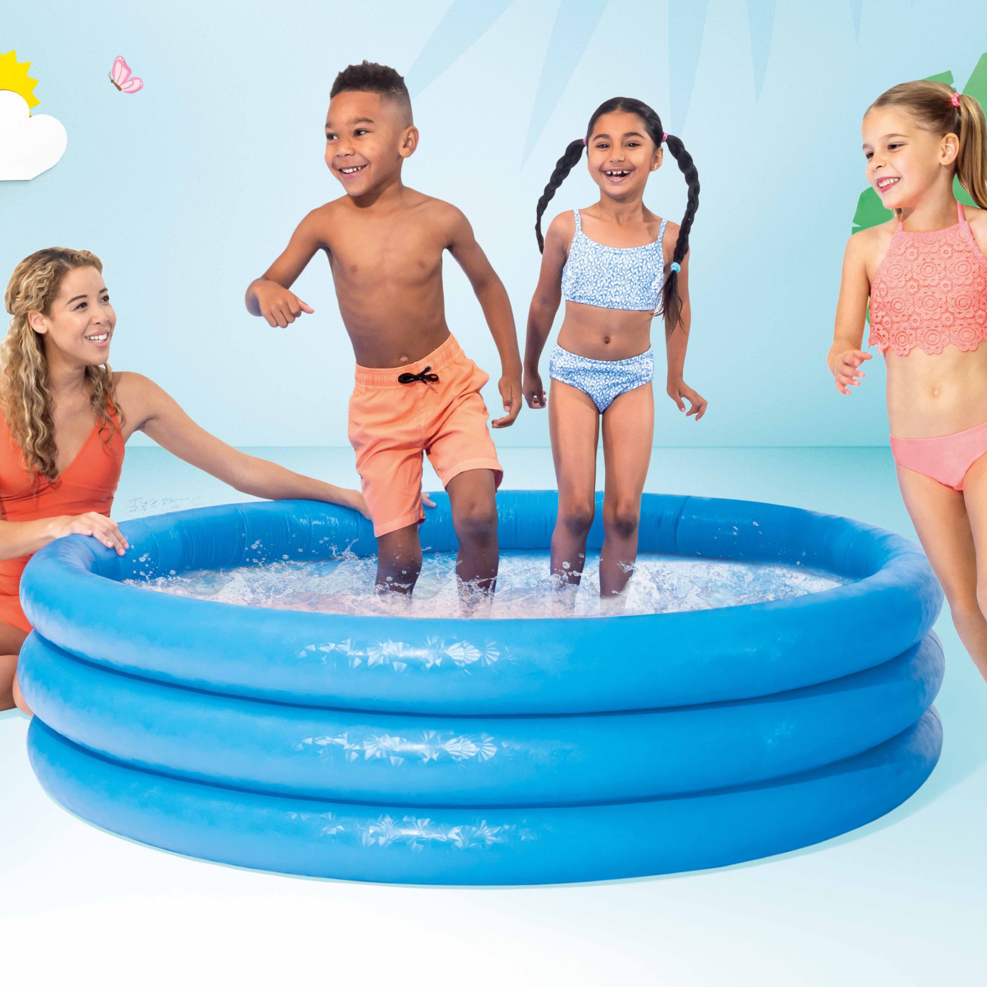 Intex crystal blue pool 168cm x 38cm bestellen