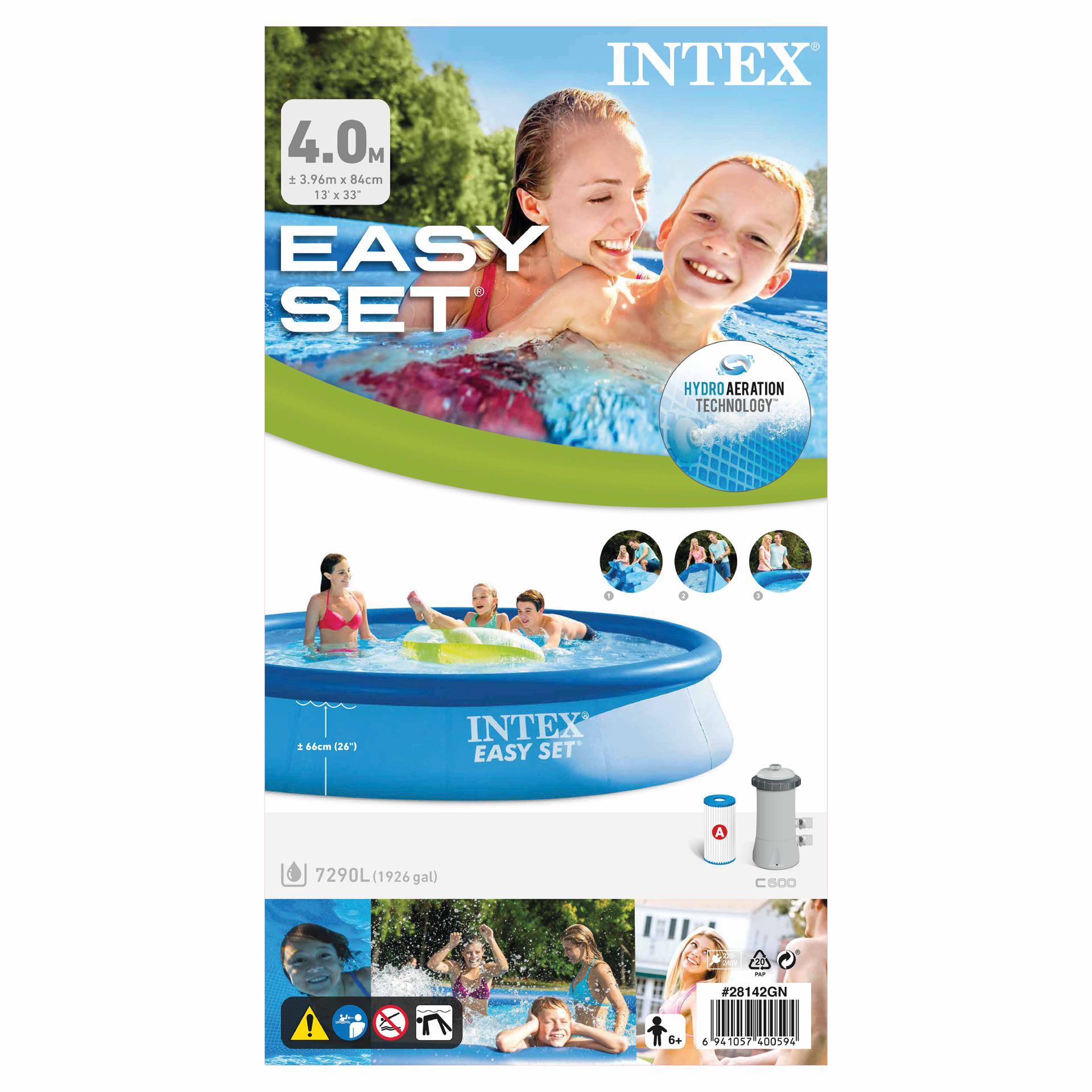 Intex easy set pool set 396cm x 84cm kopen