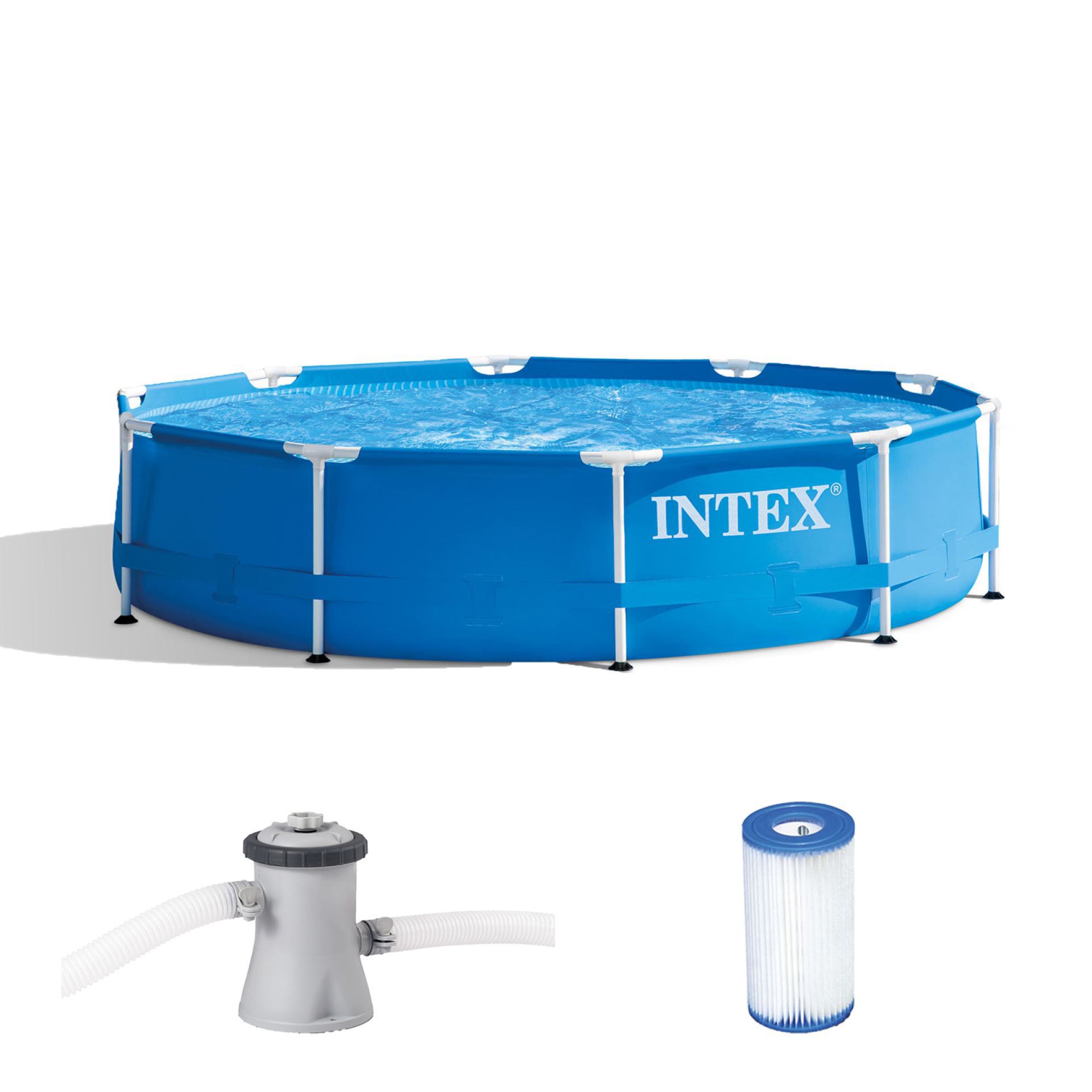 Intex zwembad metal frame pool set 305x76 cm