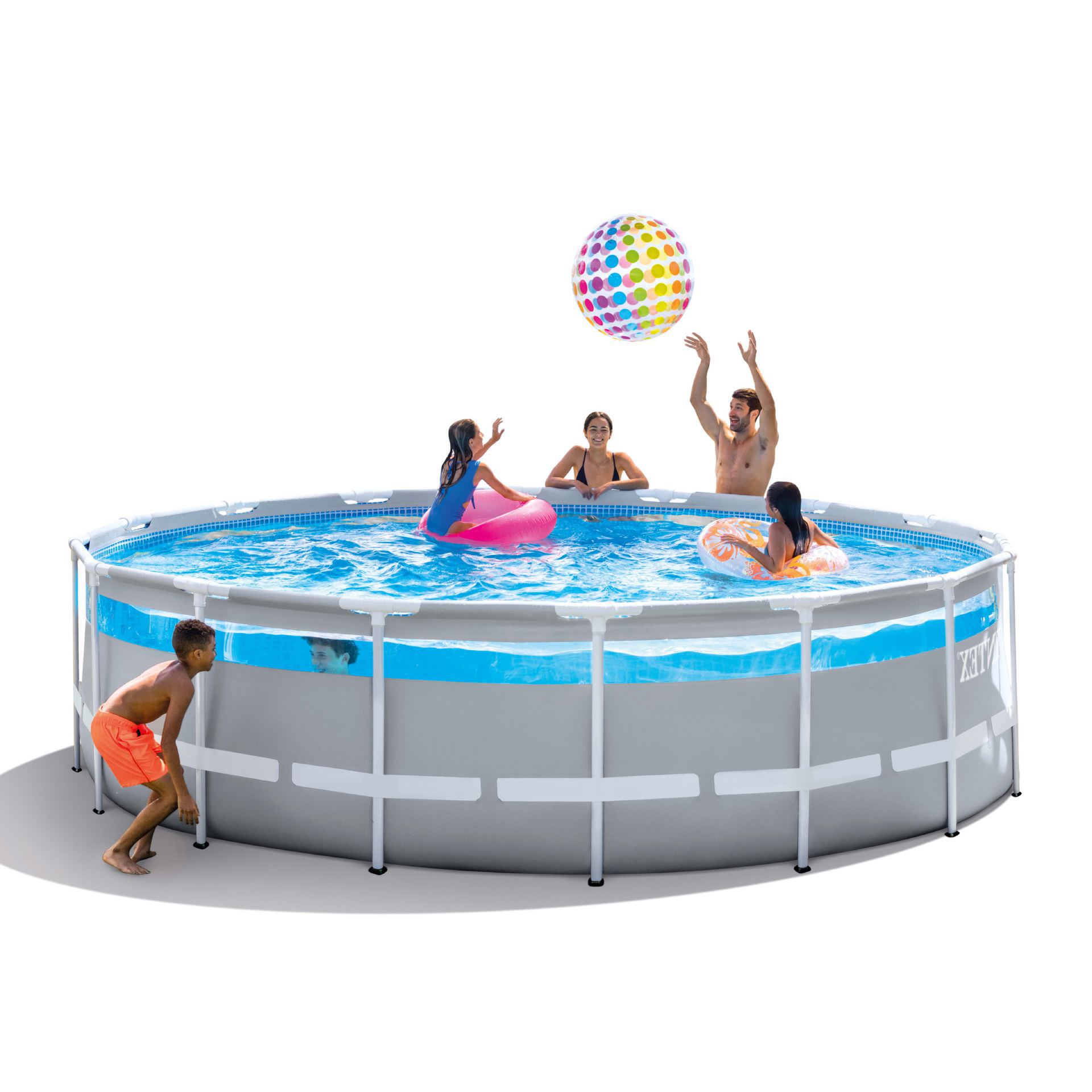 Intex prism frame clearview premium pool set
