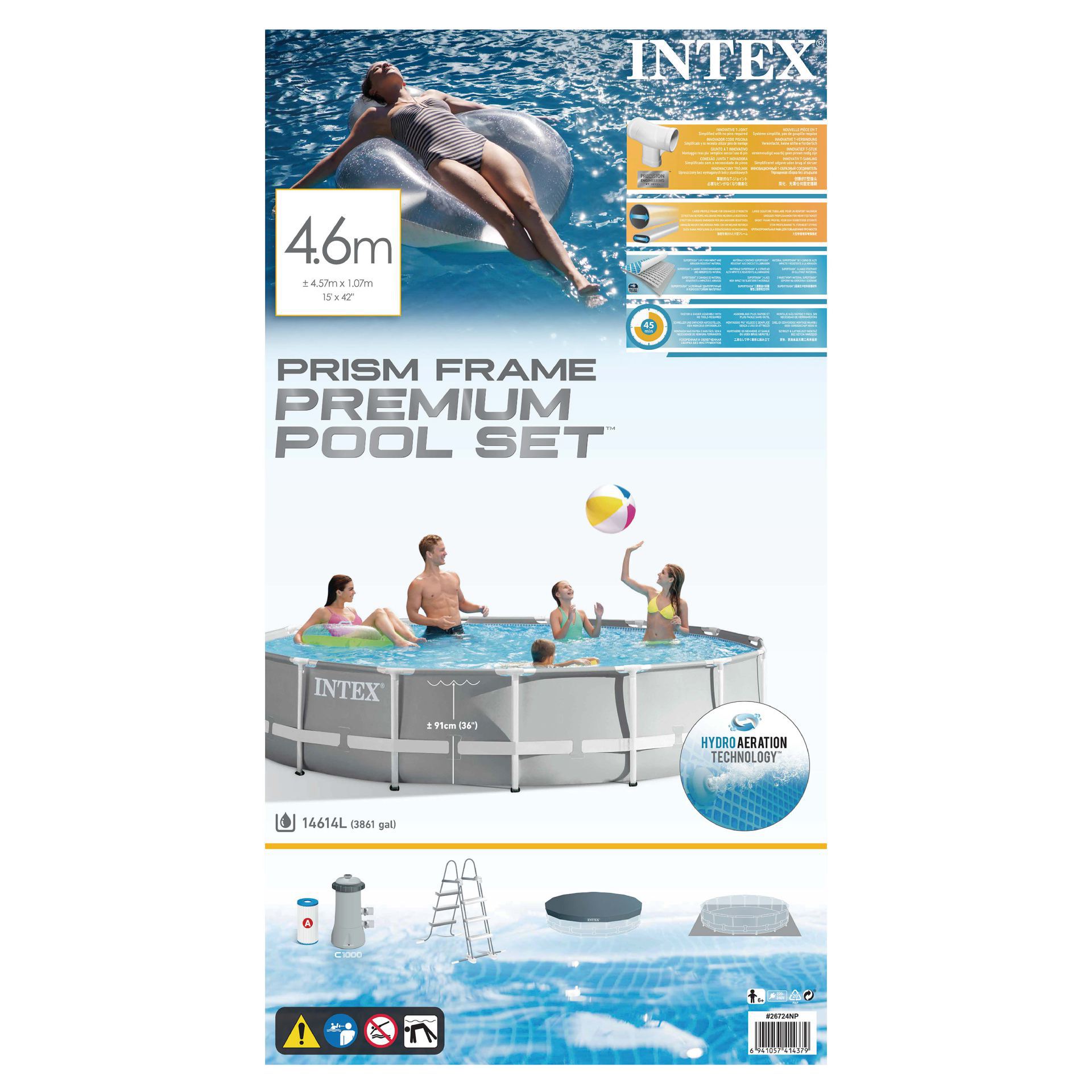Intex prism frame premium pool set online