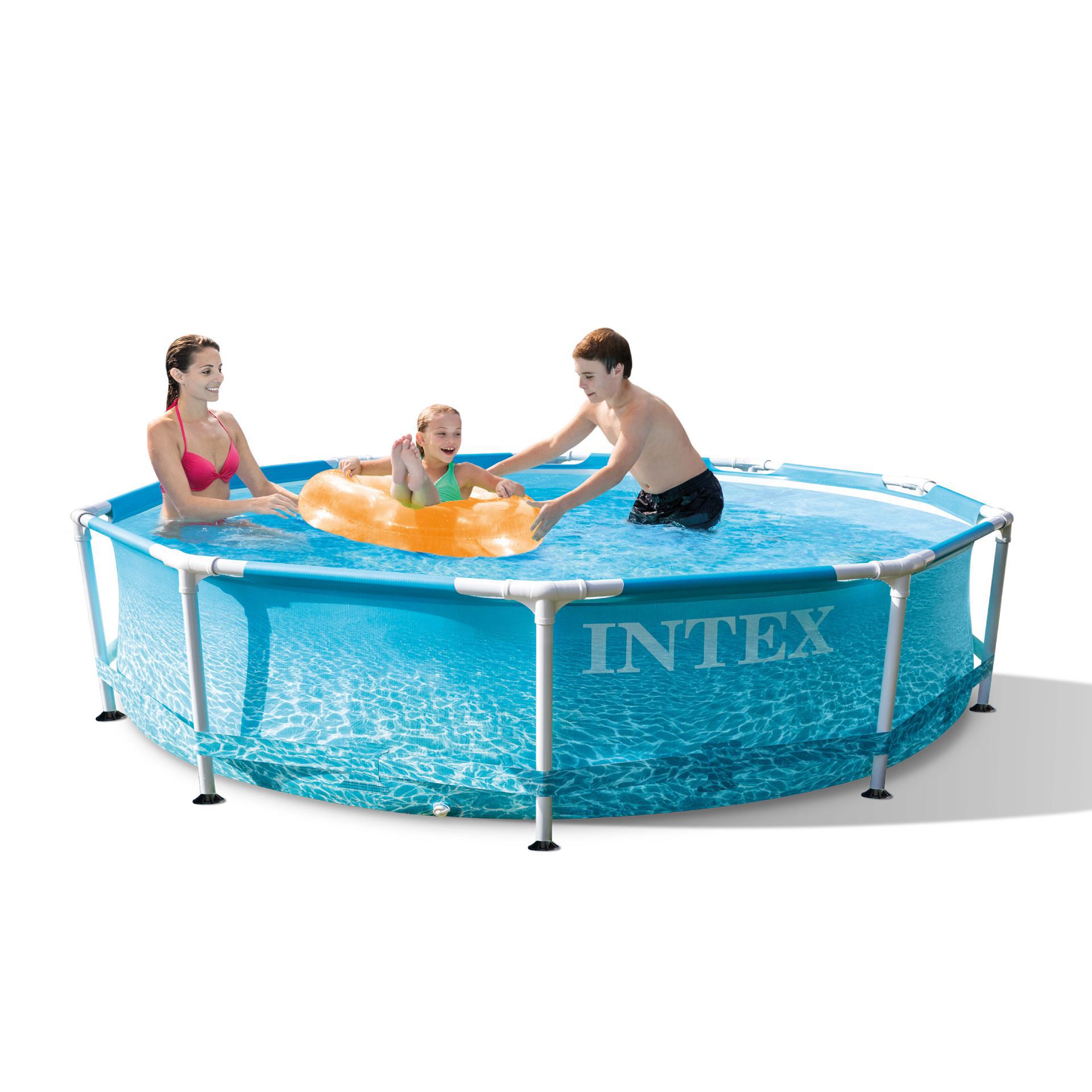 Intex beachside metal frame pool set kopen